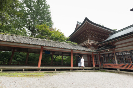 撮影ロケーション：柞原八幡宮