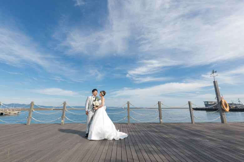 かんたん港園での前撮りイメージ