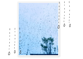 当日天候が悪くても大丈夫！