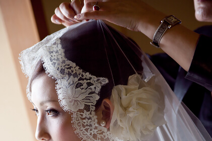 メイクリハーサルで当日のイメージをすり合わせることができます