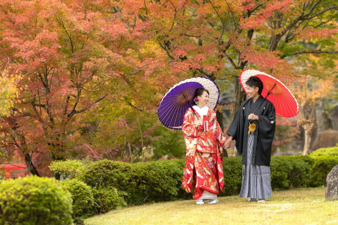 撮影イメージ：和装 渓石園