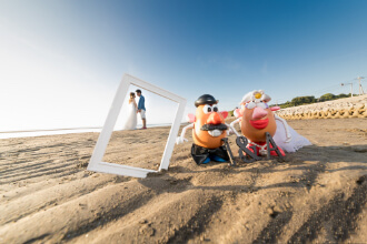 撮影イメージ：砂浜