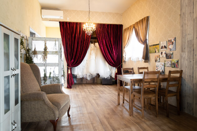 エリアごとにいろんなイメージで撮影できます