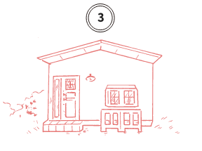 個人写真スタジオで撮影